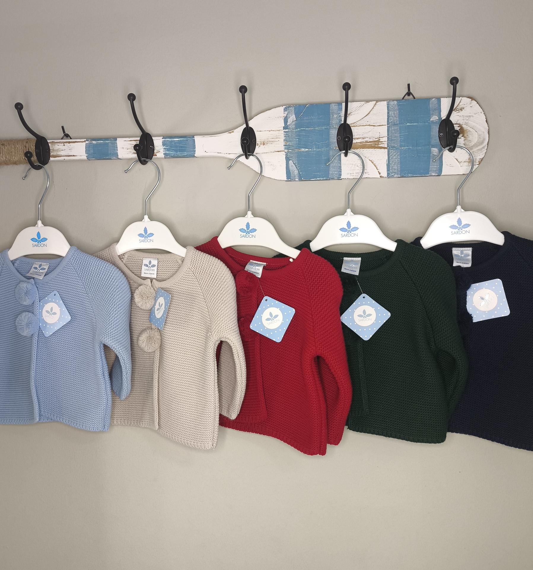 Sardón - Chaqueta larga pompones 250