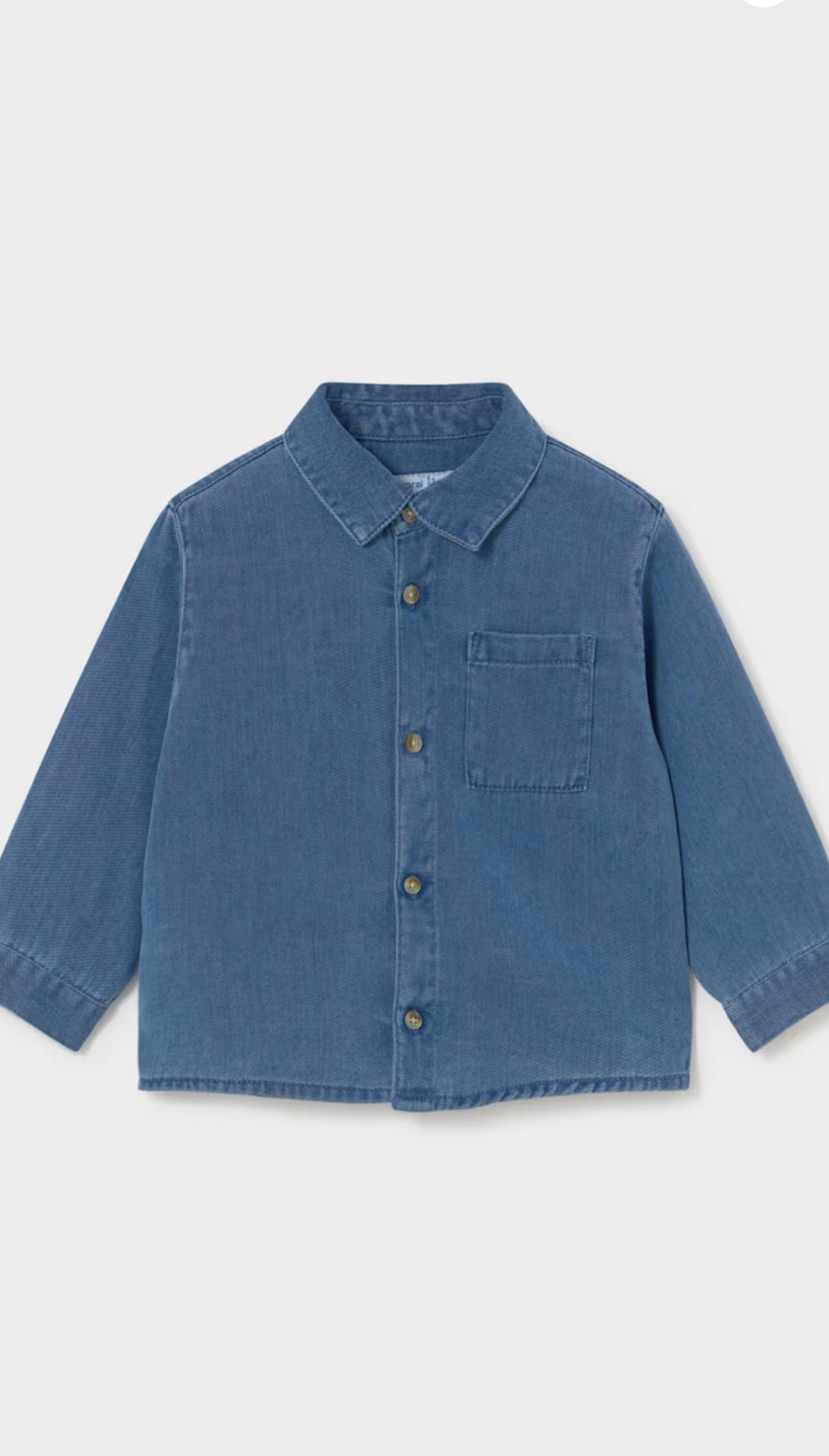 Mayoral-Camisa M/L denin 2109