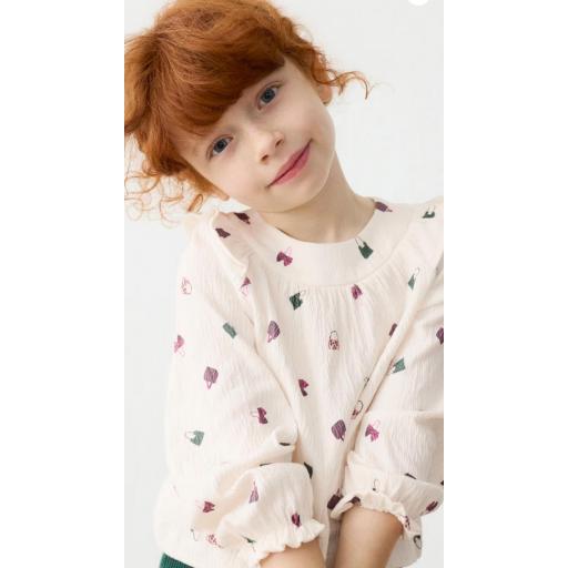 Mayoral- Blusa bambula estampada 4147 [1]