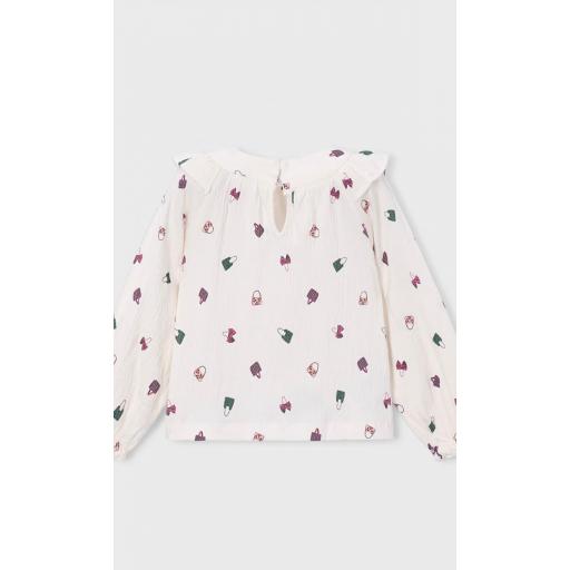 Mayoral- Blusa bambula estampada 4147 [2]