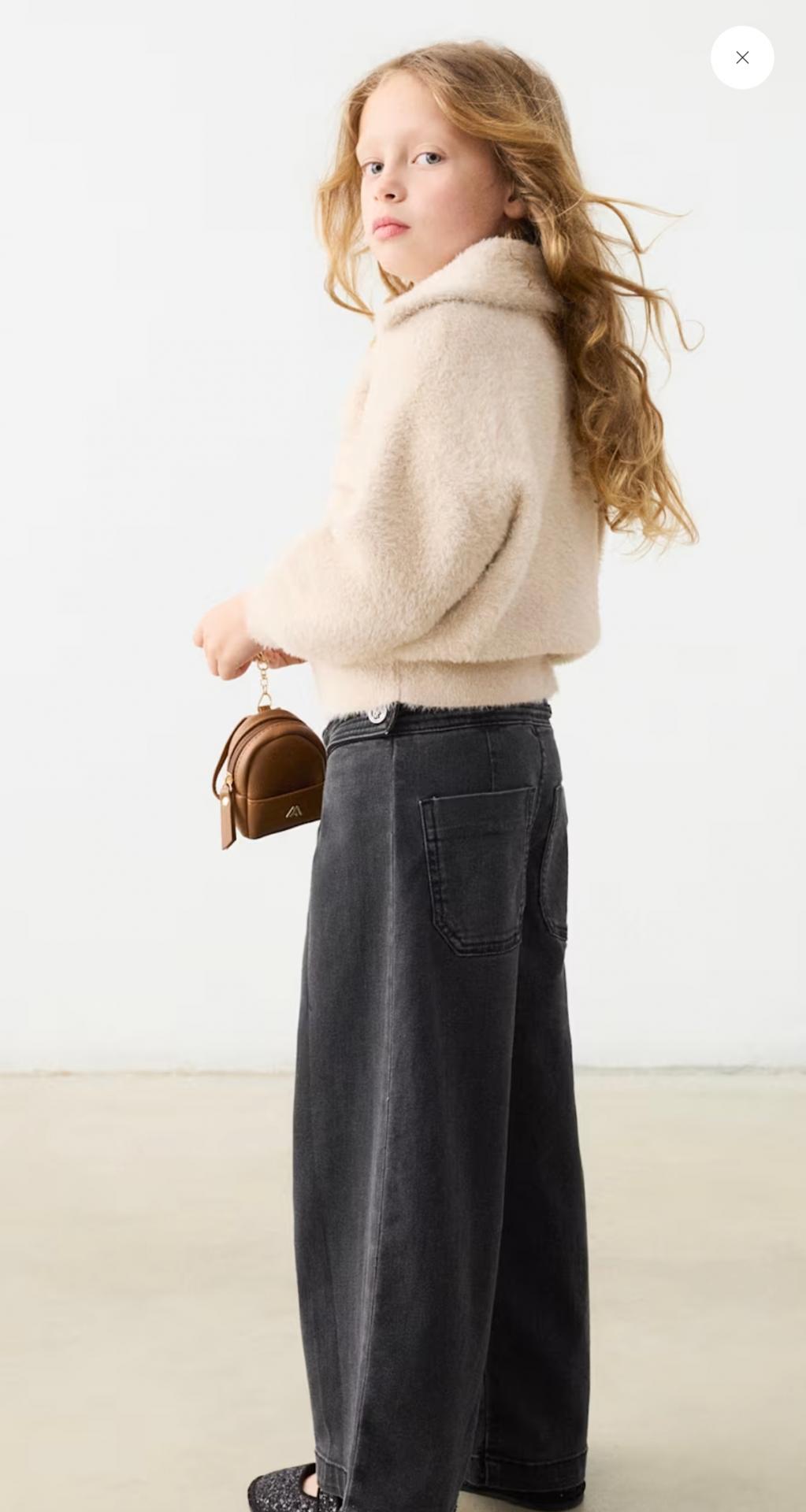 Mayoral- Pantalón tejano wide leg 4523
