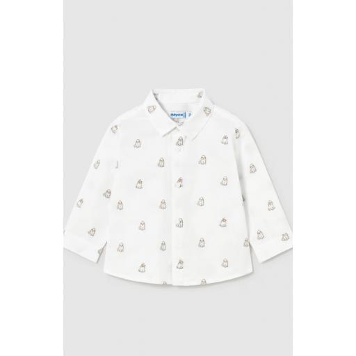Mayoral- Camisa m/l jacquard perros 2113 [0]