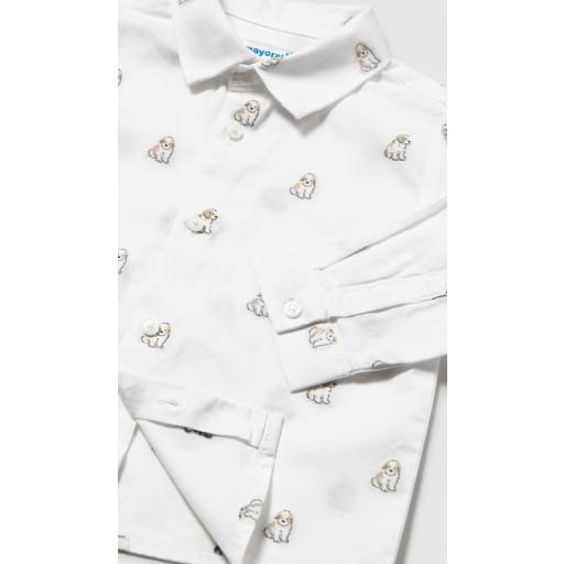Mayoral- Camisa m/l jacquard perros 2113 [2]