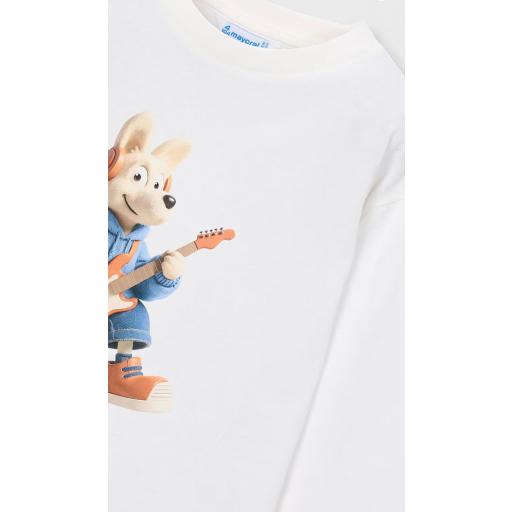 Mayoral- Camiseta m/l animal ,nata 4017 [2]