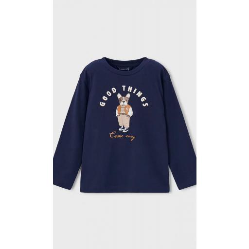 Mayoral- Camiseta m/l print perro  [0]