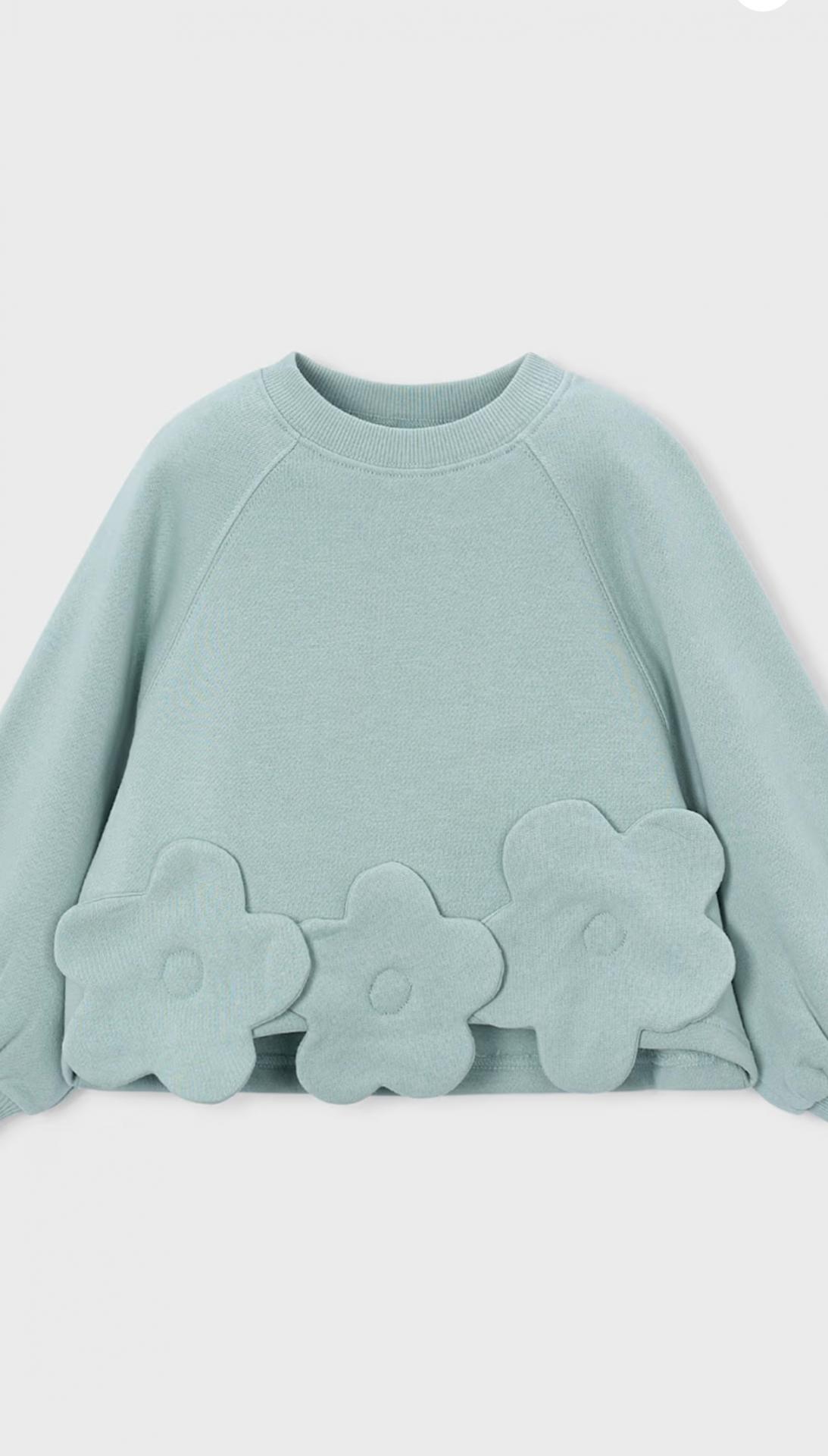 Mayoral- Pullover flores aplique 4404