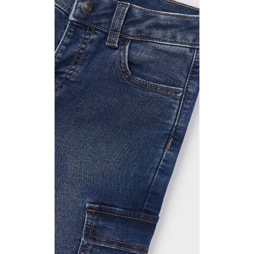 Mayoral- Pantalón soft denim cargo 4510 [2]