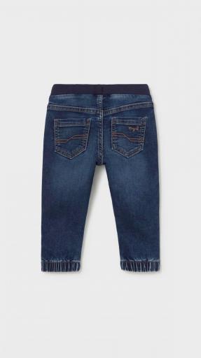 Mayoral-Pantalón soft denim jogger oscuro 2543 [1]
