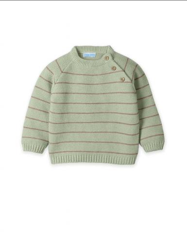Mac Ilusión- Jersey de punto listado Zafiro 0316 j [1]