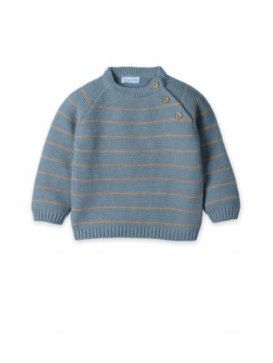 Mac Ilusión- Jersey de punto listado Zafiro 0316 j [3]
