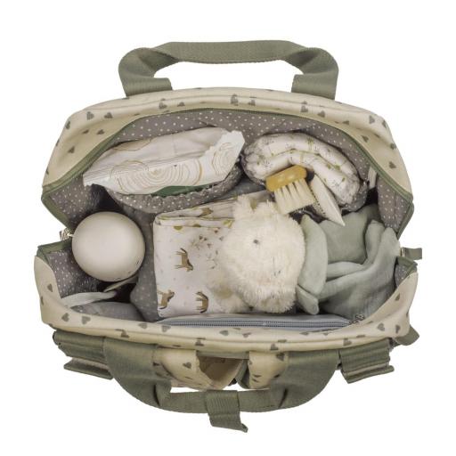 Walking Mum - Mochila corazones poppy verde 324 [4]