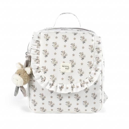 Walking Mum - Mochila bebé Botton flores 582