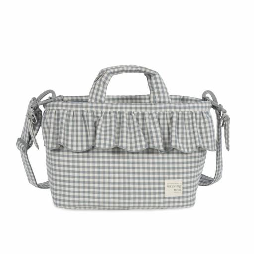 Walking Mum - Bolso canastilla Praliné vichy matcha 665 [2]