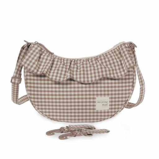 Walking Mum - Bolso crossbody Praliné vichy Matcha o Moka 672 673 [3]