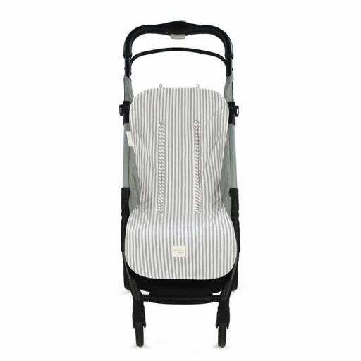 Walking Mum - Colchoneta silla Praliné rayas Moka y Matcha 531 [5]
