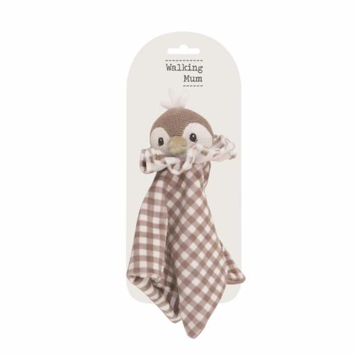 Walking Mum - Doudou pingüino vichy Moka y Matcha 794 795 [0]
