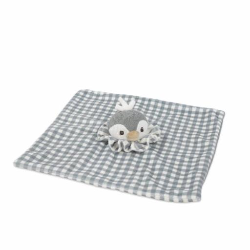 Walking Mum - Doudou pingüino vichy Moka y Matcha 794 795 [3]