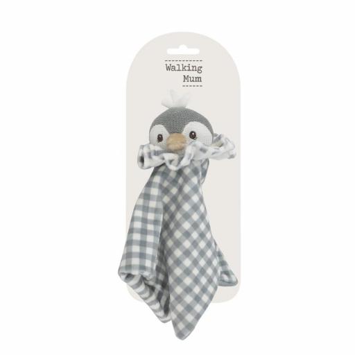 Walking Mum - Doudou pingüino vichy Moka y Matcha 794 795 [2]