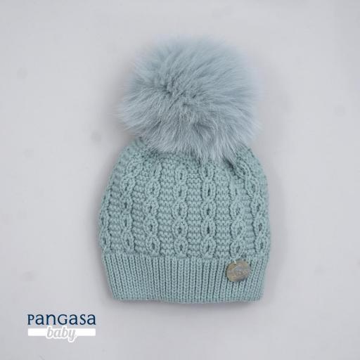 Pangasa - Gorro punto ochos con pompón 1214930