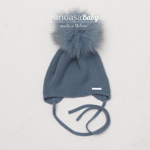 Pangasa - Gorro orejero con pompón pelo sintético o natural 1414410 [6]