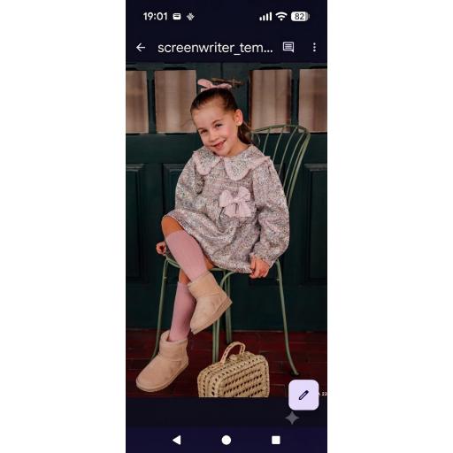 Valentina Bebés - Vestido niña liberty Smock con braguita Kika 231 [0]