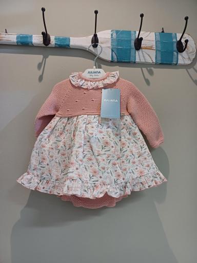 Juliana - Jesusito combinado punto y estampado flores 25673