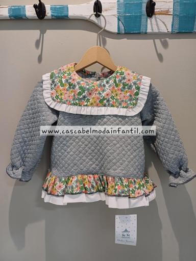 TIOVIVO - Sudadera niña gris con estampado 000 [0]