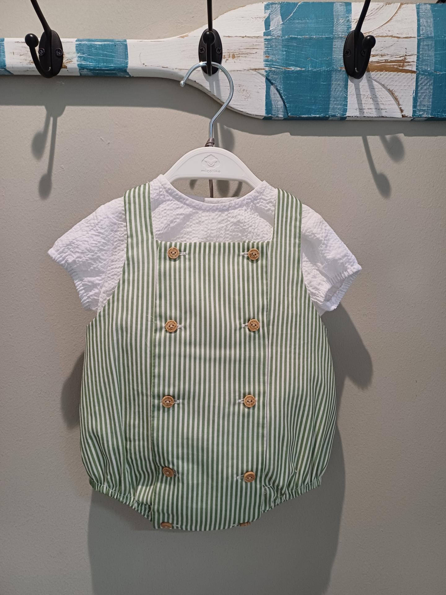 Micolino - Conjunto peto rayas y camisa Familia Lena 1826