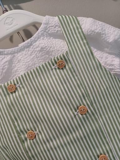 Micolino - Conjunto peto rayas y camisa Familia Lena 1826 [1]