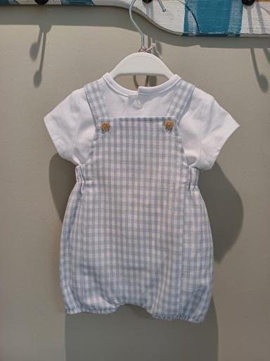 Micolino - Conjunto peto vichy y camiseta Familia Vichy 4623 [1]