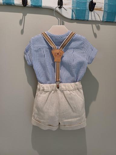 Yoedu - Conjunto bebé con tirantes Familia Marmolina 0254 [1]