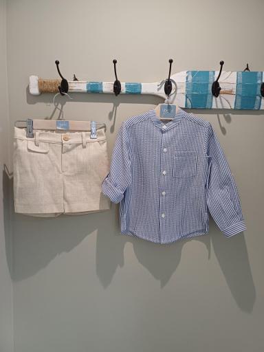 Yoedu - Conjunto bermuda y camisa Familia Marmolina 1219