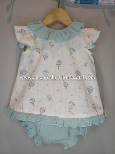 Karola-Conjunto de bebé Cielo 0026