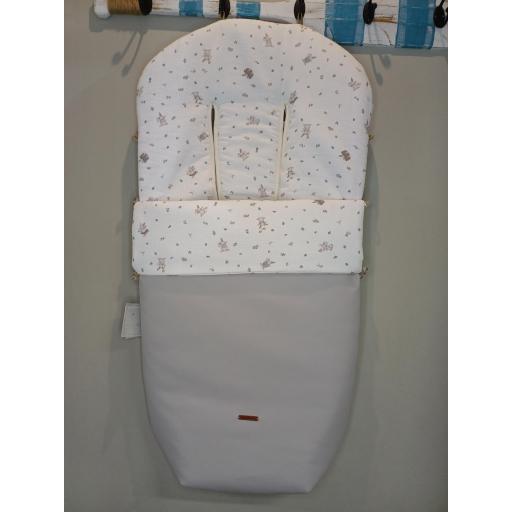 Uzturre - Saco silla universal polipiel gris Maddy GR 58 PO [0]