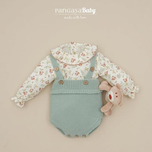 Pangasa - Conjunto peto punto y blusa estampada 1585315 [1]