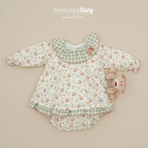 Pangasa - Jesusito estampado ardillas y vichy 1533310