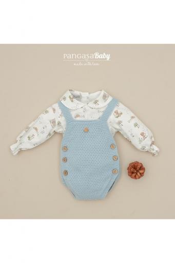 Pangasa - Conjunto peto punto y blusa estampada 1585260 [1]