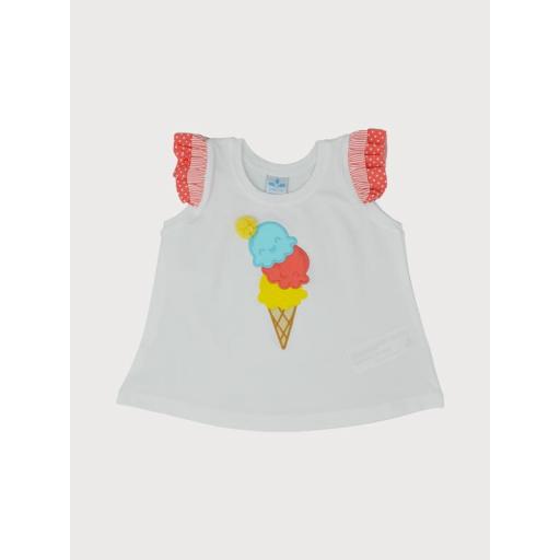 Sardón - Conjunto camiseta helado y braguita de baño AP-894 y AP-893