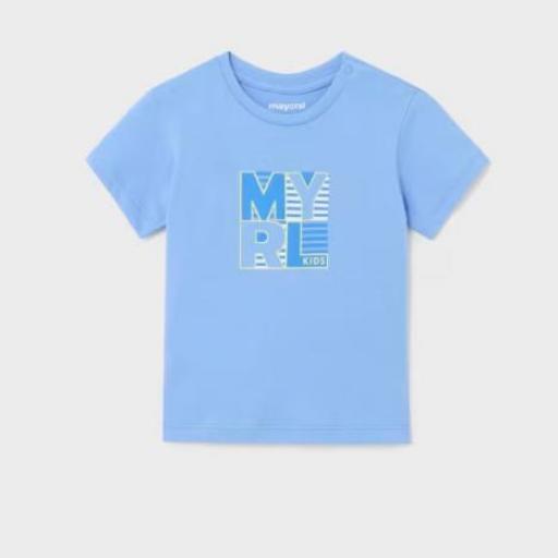 Mayoral - Camiseta m/c estampada 106
