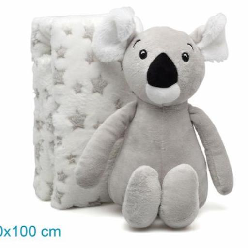 Kiokids - Peluche Koala con mantita estrellas 3872 [1]