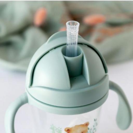 Kiokids - Taza aprendizaje step 300ml con asas oso 3799 [1]