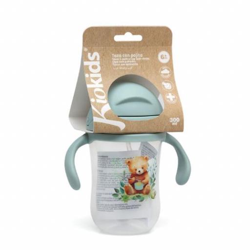 Kiokids - Taza aprendizaje step 300ml con asas oso 3799 [3]