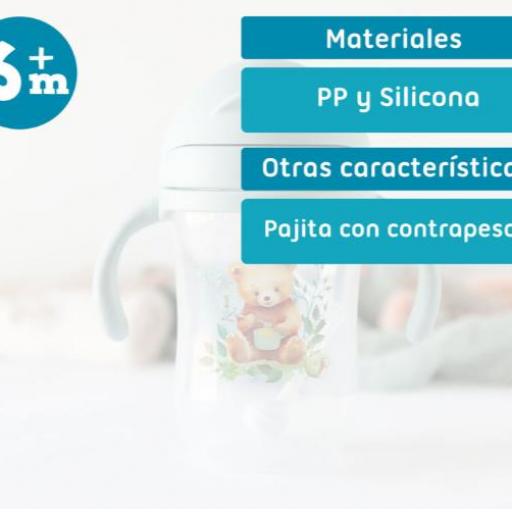 Kiokids - Taza aprendizaje step 300ml con asas oso 3799 [4]