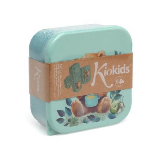 Kiokids - Set 4  recipientes oso verde 4187 [4]