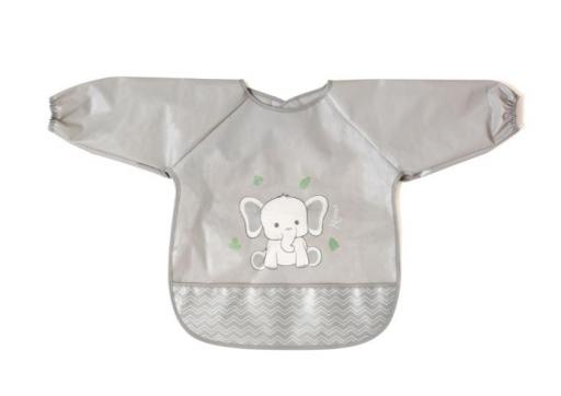 Kiokids - Babero impermeable con mangas elefante gris 3747 [2]