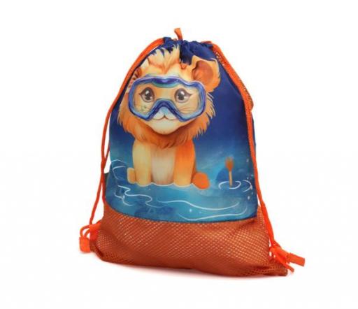 Kiokids - Bolsa red de playa león naranja 5145 [2]