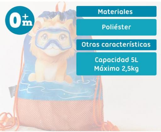 Kiokids - Bolsa red de playa león naranja 5145 [3]