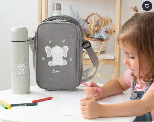 Kiokids - Bolsa nevera merienda elefante 3730
