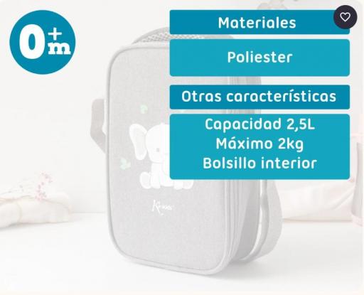 Kiokids - Bolsa nevera merienda elefante 3730 [2]