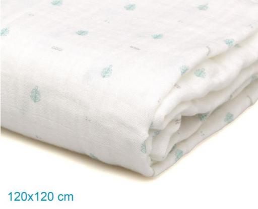Kiokids - Muselina 120x120 estampado salvia 5303 [2]